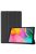 Samsung Galaxy TAB A 10.1 2019 T510 T515 Tok Tri-Fold Notesz Kitámasztható Fekete