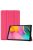 Samsung Galaxy TAB A 10.1 2019 T510 T515 Tok Tri-Fold Notesz Kitámasztható Pink