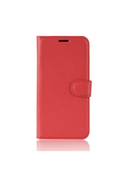 RMPACK Xiaomi Redmi Note 8 Notesz Tok Business Series Kitámasztható Bankkártyatartóval Piros