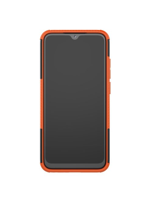 RMPACK Xiaomi Redmi Note 8 Ütésálló Tok Kitámasztható 2in1 Hybrid Narancssárga