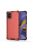 RMPACK Samsung Galaxy A51 Shock-Proof Szilikon Tok Ütésálló Kivitel Honeycomb Style Piros