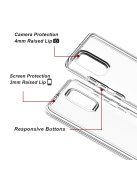 RMPACK Samsung Galaxy A51 Hátlapi Dupla Szilikon-Műanyag Tok TPU Protective Áttetsző