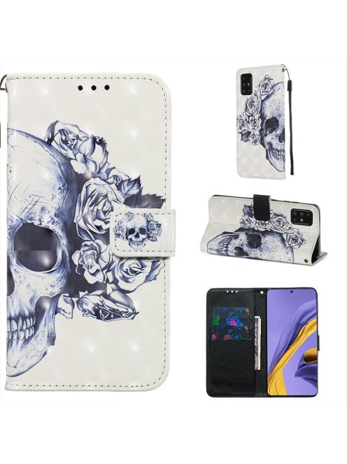 RMPACK Samsung Galaxy A51 Tok Bankkártyatartóval Notesz Mintás Kitámasztható -RMPACK- Life&Dreams LD04