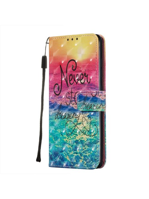 RMPACK Samsung Galaxy A51 Tok Bankkártyatartóval Notesz Mintás Kitámasztható -RMPACK- Life&Dreams LD10