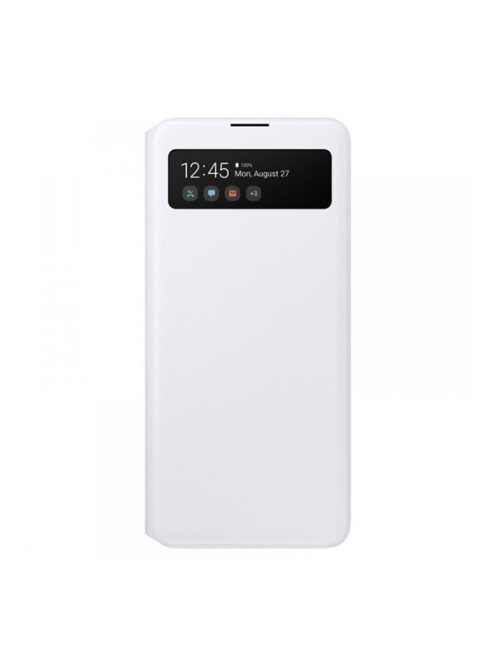 Samsung Galaxy A51 S-View Cover Gyári Tok Ablakos Notesz Wallet EF-EA515PWEG Fehér