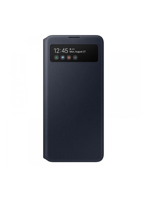 Samsung Galaxy A51 S-View Cover Gyári Tok Ablakos Notesz Wallet EF-EA515PBEG Fekete