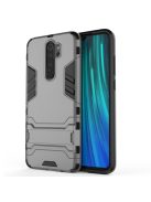 RMPACK Xiaomi Redmi Note 8 Pro 2in1 Tok Ütésálló - Kitámasztható TPU Hybrid Szürke