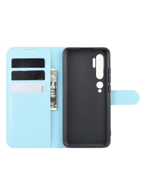RMPACK Xiaomi Mi Note 10 / Mi Note 10 Pro Notesz Tok Business Series Kitámasztható Bankkártyatartóval Világoskék