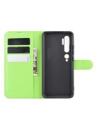 RMPACK Xiaomi Mi Note 10 / Mi Note 10 Pro Notesz Tok Business Series Kitámasztható Bankkártyatartóval Zöld