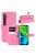 RMPACK Xiaomi Mi Note 10 / Mi Note 10 Pro Notesz Tok Business Series Kitámasztható Bankkártyatartóval Pink