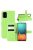 RMPACK Samsung Galaxy A71 Notesz Tok Business Series Kitámasztható Bankkártyatartóval Zöld