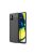 RMPACK Samsung Galaxy A71 Szilikon Tok Bőrmintázattal TPU Prémium Fekete
