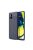 RMPACK Samsung Galaxy A71 Szilikon Tok Bőrmintázattal TPU Prémium Sötétkék