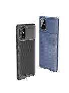 RMPACK Samsung Galaxy A71 Tok Szilikon TPU Carbon Fiber - Karbon Minta Sötétkék