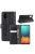 RMPACK Samsung Galaxy A71 Bőrtok Notesz Kártyatartóval Kitámasztható Fekete
