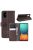 RMPACK Samsung Galaxy A71 Bőrtok Notesz Kártyatartóval Kitámasztható Barna