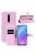 RMPACK Xiaomi Mi 9T Mi 9T Pro Notesz Tok Business Series Kitámasztható Bankkártyatartóval Rózsaszín