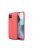 RMPACK Huawei P40 Lite Szilikon Tok Bőrmintázattal TPU Prémium Piros