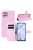 RMPACK Huawei P40 Lite Notesz Tok Business Series Kitámasztható Bankkártyatartóval Rózsaszín
