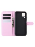 RMPACK Huawei P40 Lite Notesz Tok Business Series Kitámasztható Bankkártyatartóval Rózsaszín