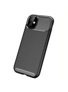 RMPACK iPhone 11 Tok TPU Szilikon Premium Karbon Mintával Fekete