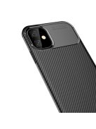 RMPACK iPhone 11 Tok TPU Szilikon Premium Karbon Mintával Fekete