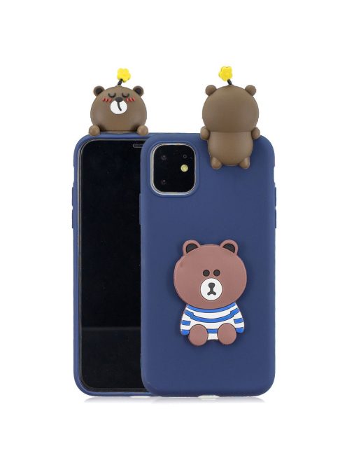 RMPACK iPhone 11 Szilikon Tok 3D Cuki Style Medve
