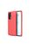 RMPACK Huawei P40 Szilikon Tok Bőrmintázattal TPU Prémium Piros