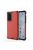RMPACK Huawei P40 Shock-Proof Szilikon Tok Ütésálló Kivitel Honeycomb Style Piros