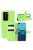 RMPACK Huawei P40 Notesz Tok Business Series Kitámasztható Bankkártyatartóval Zöld