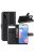 RMPACK Samsung Galaxy A41 Notesz Tok Business Series Kitámasztható Bankkártyatartóval Fekete