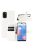 RMPACK Samsung Galaxy A41 Notesz Tok Business Series Kitámasztható Bankkártyatartóval Fehér