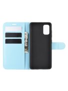 RMPACK Samsung Galaxy A41 Notesz Tok Business Series Kitámasztható Bankkártyatartóval Világoskék