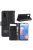 RMPACK Samsung Galaxy A41 Bőrtok Notesz Kártyatartóval Kitámasztható Fekete