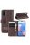 RMPACK Samsung Galaxy A41 Bőrtok Notesz Kártyatartóval Kitámasztható Barna