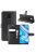 RMPACK Xiaomi Redmi Note 9S / Note 9 Pro Notesz Tok Business Series Kitámasztható Bankkártyatartóval Fekete