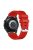 RMPACK Samsung Galaxy Watch 3 45mm Pótszíj Okosóra Szíj Óraszíj Szilikon Sport Style Piros