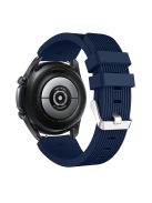 RMPACK Samsung Galaxy Watch 3 45mm Pótszíj Okosóra Szíj Óraszíj Szilikon Sport Style Sötétkék