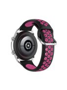 RMPACK Samsung Galaxy Watch 3 45mm Okosóra Szíj Pótszíj Óraszíj Hollow Style Fekete/Pink