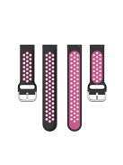RMPACK Samsung Galaxy Watch 3 41mm Okosóra Szíj Pótszíj Óraszíj Hollow Style Fekete/Pink