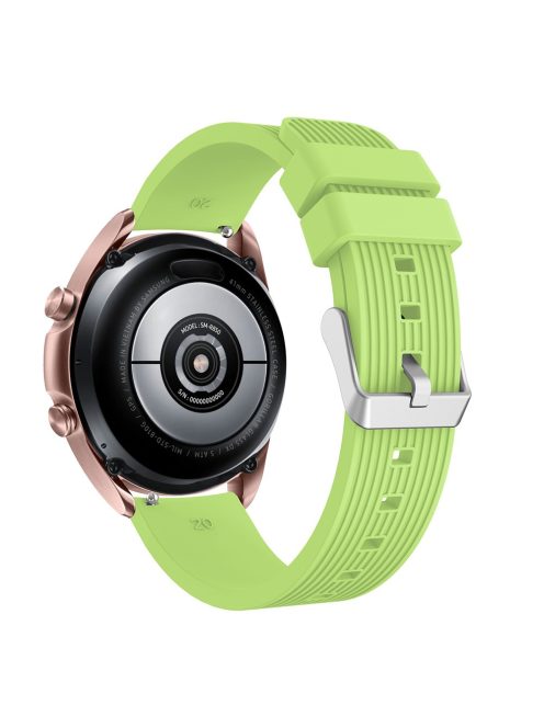 RMPACK Samsung Galaxy Watch 3 41mm Pótszíj Okosóra Szíj Óraszíj Szilikon Sport Style Zöld