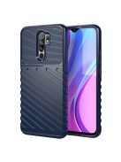 RMPACK Xiaomi Redmi 9 Szilikon Tok Twill Ütésálló Thunder Series Kivitel Sötétkék