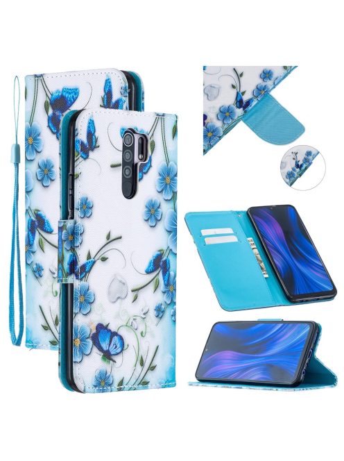 RMPACK Xiaomi Redmi 9 Tok Bankkártyatartóval Notesz Mintás Kitámasztható -RMPACK- Life&Dreams LD04