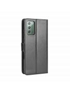 RMPACK Samsung Galaxy S20 FE Notesz Tok Kitámasztható Funkcióval Crazy Series Fekete