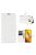 RMPACK Xiaomi Poco X3 Notesz Tok Business Series Kitámasztható Bankkártyatartóval Fehér