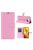 RMPACK Xiaomi Poco X3 Notesz Tok Business Series Kitámasztható Bankkártyatartóval Rózsaszín