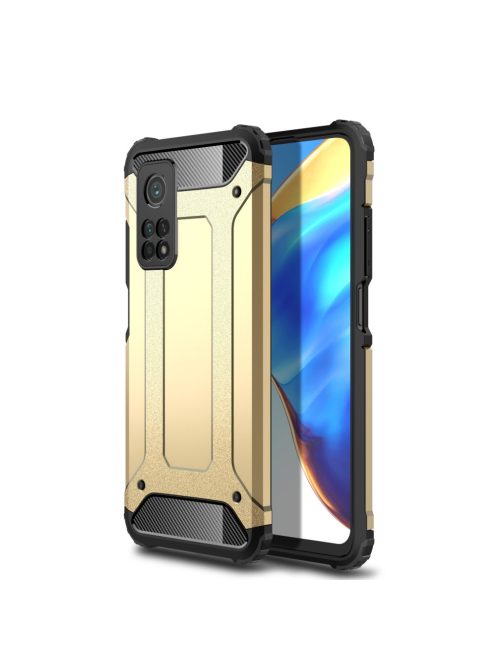 RMPACK Xiaomi Mi 10T 5G / Mi 10T Pro 5G Ütésálló Armor Tok Guard Series 2in1 Arany