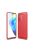 RMPACK Xiaomi Mi 10T 5G / Mi 10T Pro 5G Szilikon Tok Ütésállókivitel Karbon Mintázattal Piros