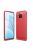 RMPACK Xiaomi Mi 10T Lite 5G Szilikon Tok Ütésállókivitel Karbon Mintázattal Piros