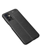 RMPACK Samsung Galaxy A32 5G Szilikon Tok Bőrmintázattal TPU Prémium Fekete